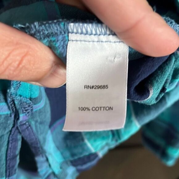 Pendleton Blue Plaid Button Down Size Small - Picture 5 of 5